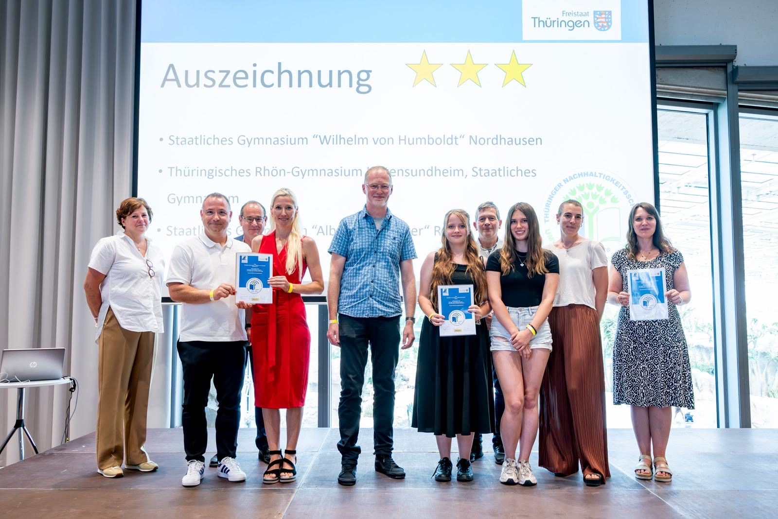Auszeichnung als Thüringer Nachhaltigkeitsschule